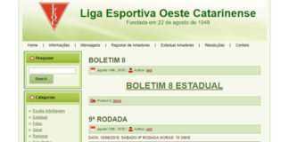 Campeão da Copa Oeste participará da Taça Santa Catarina de Futebol Amador