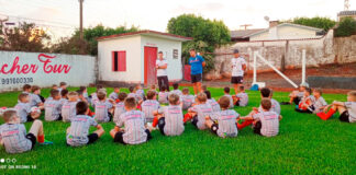 Azuriz em Itapiranga captando talentos do futebol