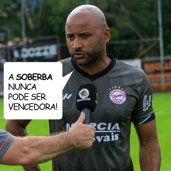 João Paulo, técnico do Cometa, ao ficar sabendo que o técnico adversário havia dito no intervalo que iriam fazer mais dois, três gols no Cometa e, que sairiam dali classificados. 
